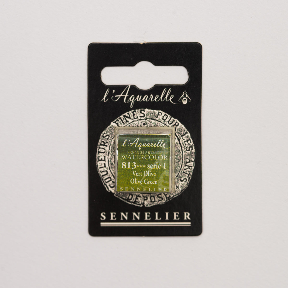 Sennelier l'Aquarelle half pan Olive Green S1