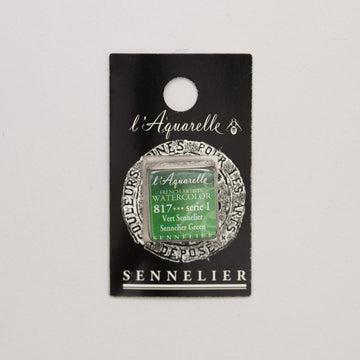 Sennelier l'Aquarelle 817 Sennelier Green half pan S1