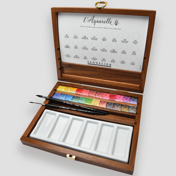 Sennelier l'Aquarelle set 24 + palet