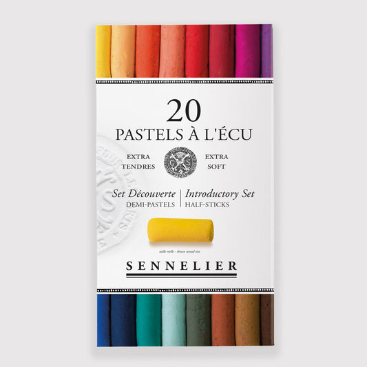 Sennelier soft pastels 'A l'écu' set 20 half pastels