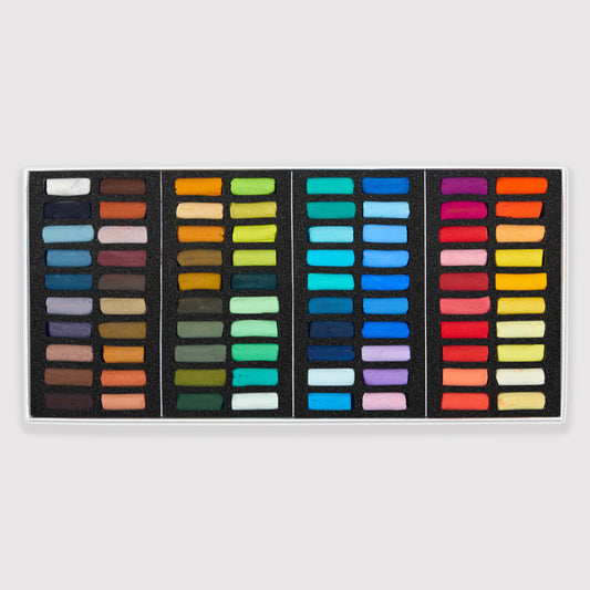 Sennelier soft pastels 'A l'écu' set 80 half pastels