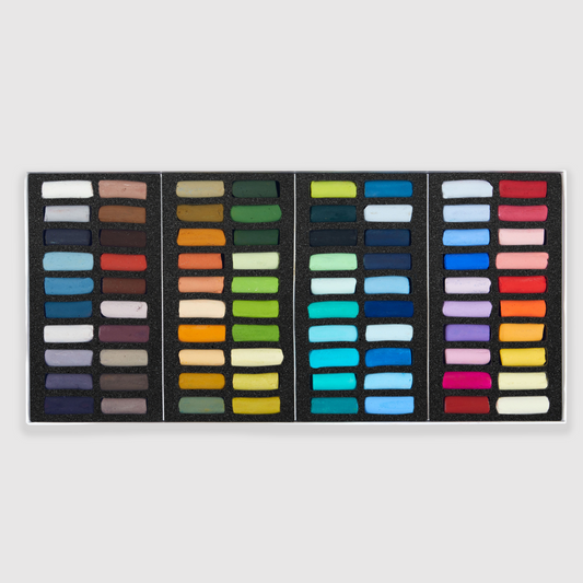 Sennelier soft pastels 'A l'écu' set 80 half pastels plein air