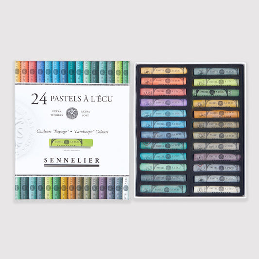 Sennelier weiche Pastellkreide 'A l'écu' Set 24 Landschaftskollektion