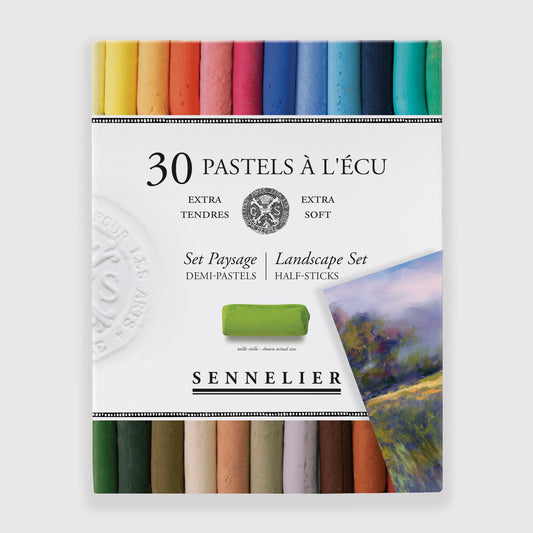 Sennelier soft pastels 'A l'écu' set 30 half pastels Landscape