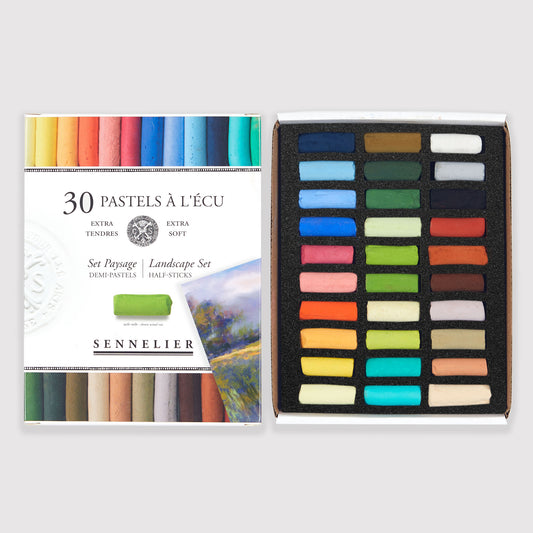 Sennelier soft pastels 'A l'écu' set 30 half pastels Landscape