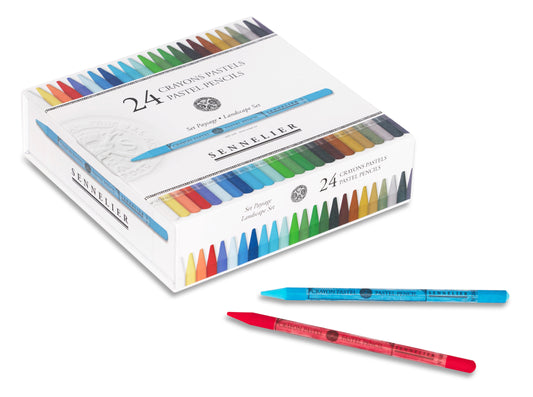 Set of 24 Sennelier Pastel Pencils Landscape