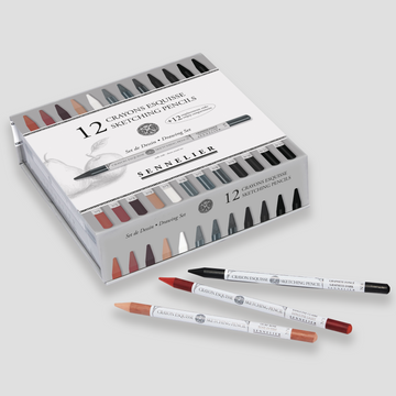 Sennelier Pastel pencils set 12 Sketching