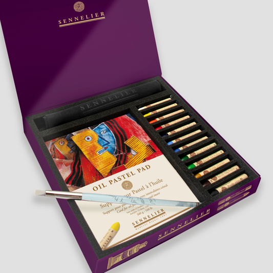 Sennelier Oil pastels set 12 + Accessoires