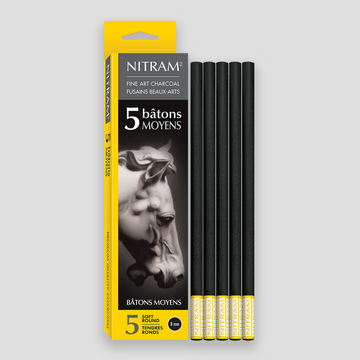 Nitram Bâtons Moyens 8mm Soft Round