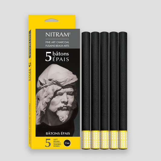 Nitram Bâtons Épais 12mm Soft Round