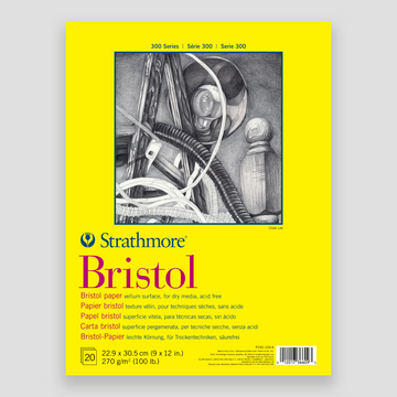 Strathmore 300 Bristol pad Vellum 270g 22,9x30,5cm