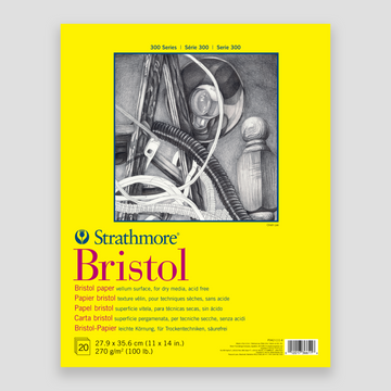 Strathmore 300 Bristol pad Vellum 270g 28x36cm 27,9x35,9cm