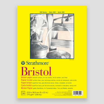 Strathmore 300 Bristol pad Smooth 270g 22,9x30,5cm