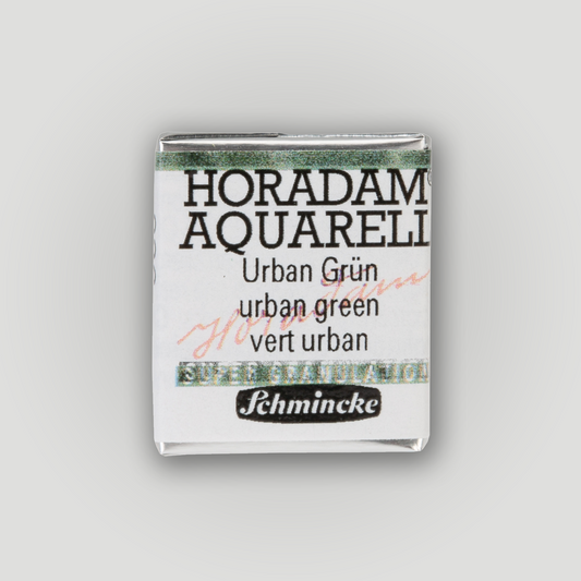 Schmincke Horadam Aquarelverf 936 Urban Green half pan 3