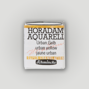 Schmincke Horadam Aquarelverf 916 Urban Yellow half pan 3