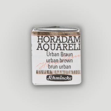 Schmincke Horadam Aquarelverf 946 Urban Brown half pan 3