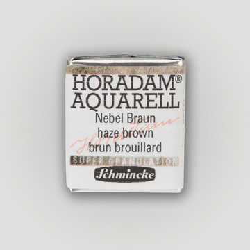 Schmincke Horadam Aquarelverf 969 Haze Brown half pan 3