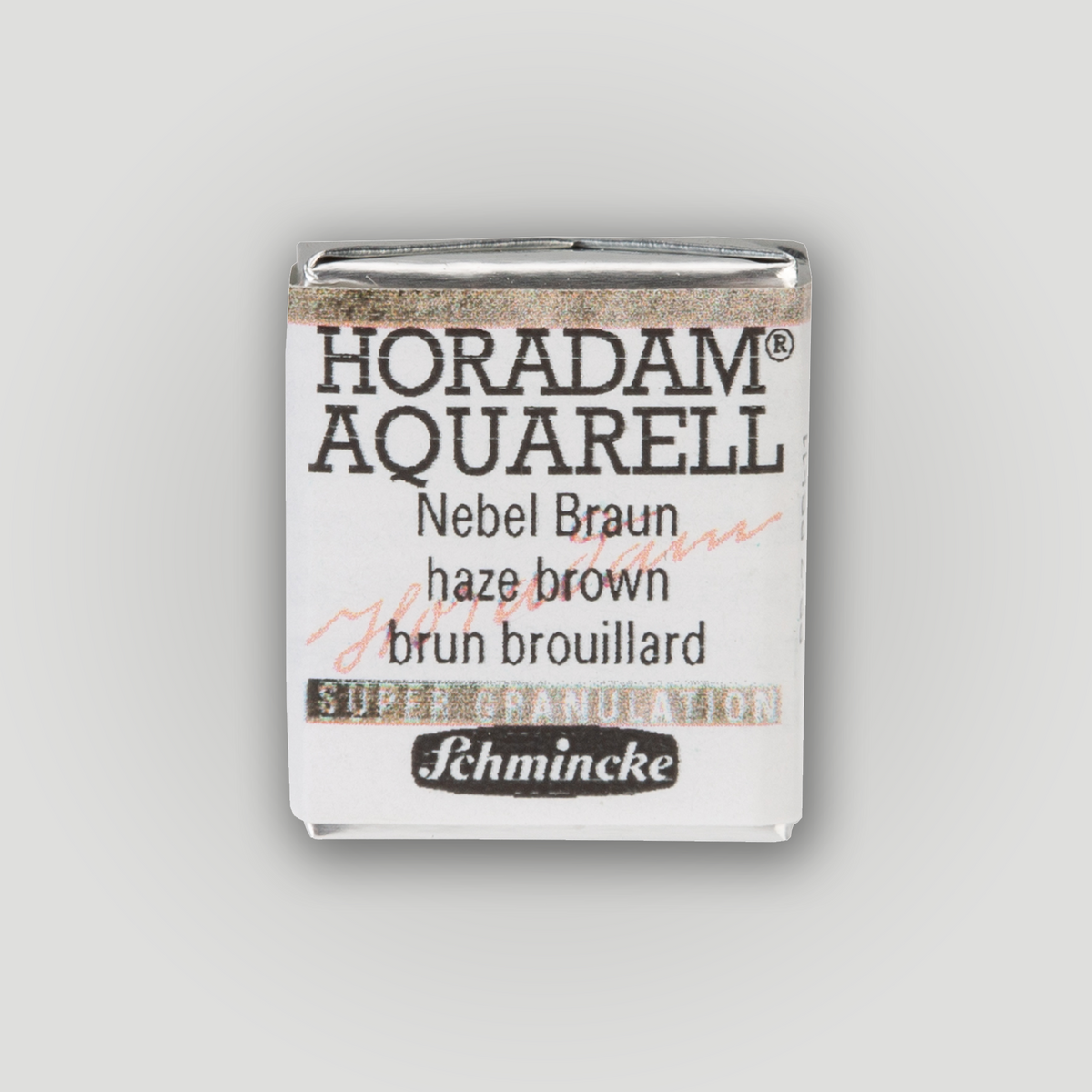 Schmincke Horadam® Super granulation Half pan 969 Haze brown 3