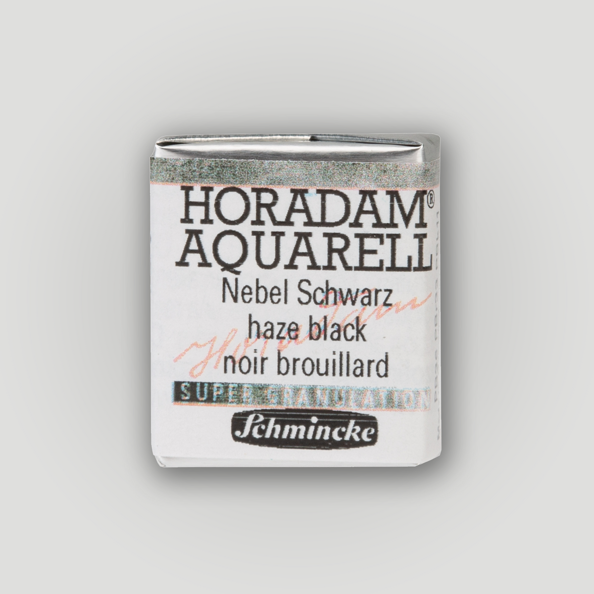 Schmincke Horadam® Super granulation Half pan 970 Haze black 3