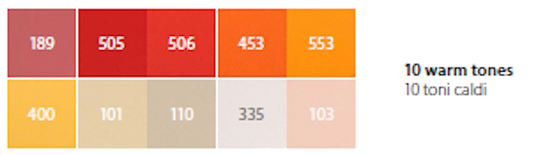 Canson Mi-Teintes® A3 160g Warme tinten 10 vel