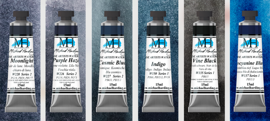 Michael Harding Artist Watercolour 15ml Set 6 Nocturne