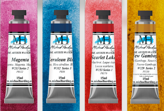 Michael Harding Artist Watercolour 15ml Set 4 Marlaine Michie Intro