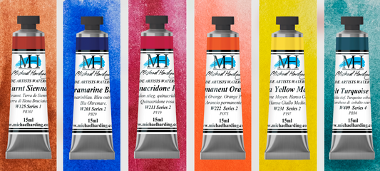 Michael Harding Artist Watercolour 15ml Set 6 On The Move