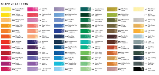 Mungyo Gallery oil pastels set 72