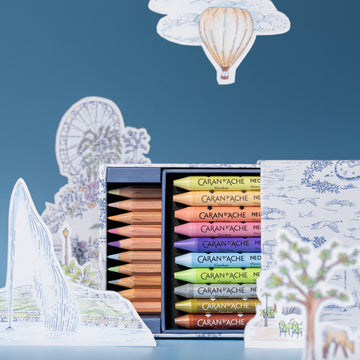 Caran 'd Ache XMAS 2026 Mixed Media set 20 Toile de Jouy