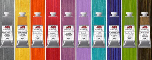 Michael Harding Oil paint 40ml Set 10 Tunbridge Wells Oil Set