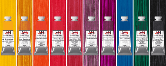 Michael Harding Oil paint 40ml Set 10 Brick Lane Oil Set