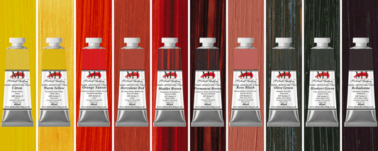Michael Harding Oil paint 40ml Set 10 Whitechapel Set