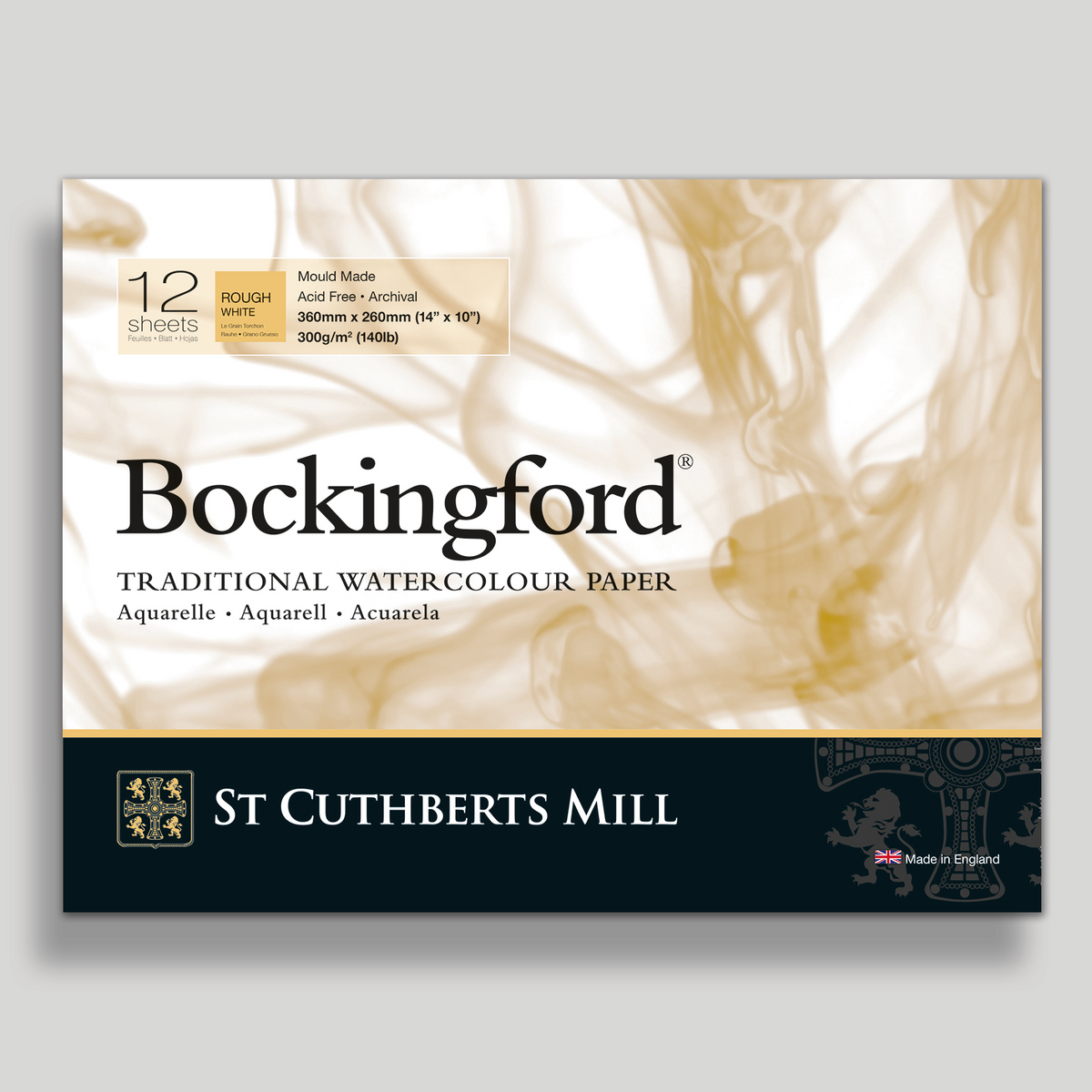 St. Cuthberts Bockingford Rough Wit 300g 36x26cm 12 vel