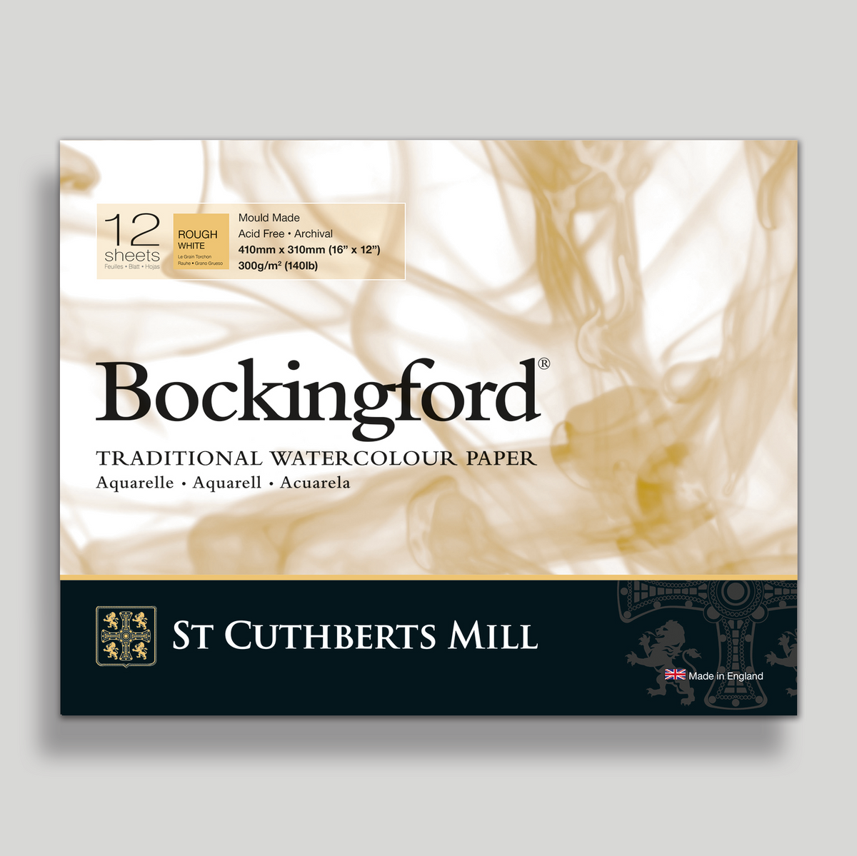St. Cuthberts Bockingford Rough Wit 300g 41x31cm 12 vel