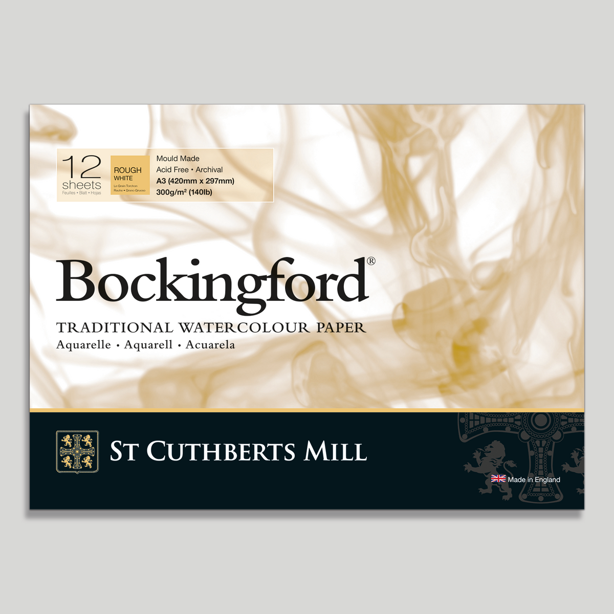 St. Cuthberts Bockingford Rough Wit 300g 29,7x42cm (A3) 12 vel