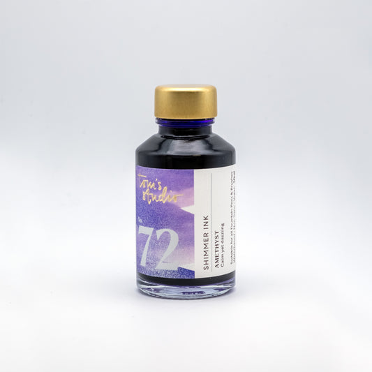 Tom's Studio Fountain Pen Shimmer Ink Amethyst