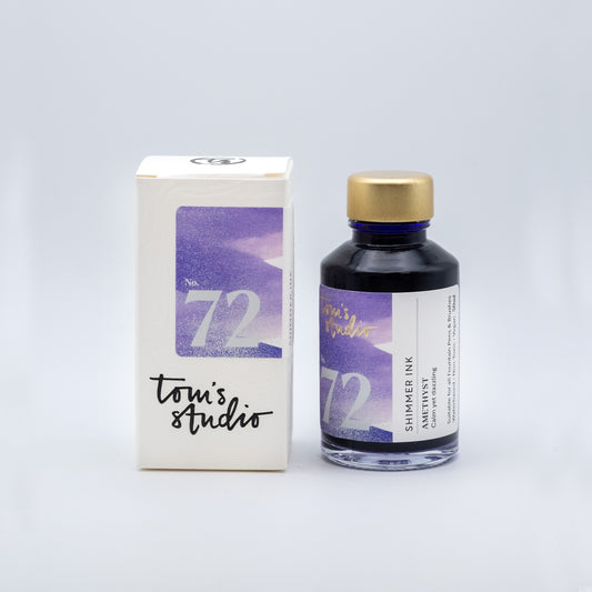 Tom's Studio Fountain Pen Shimmer Ink Amethyst