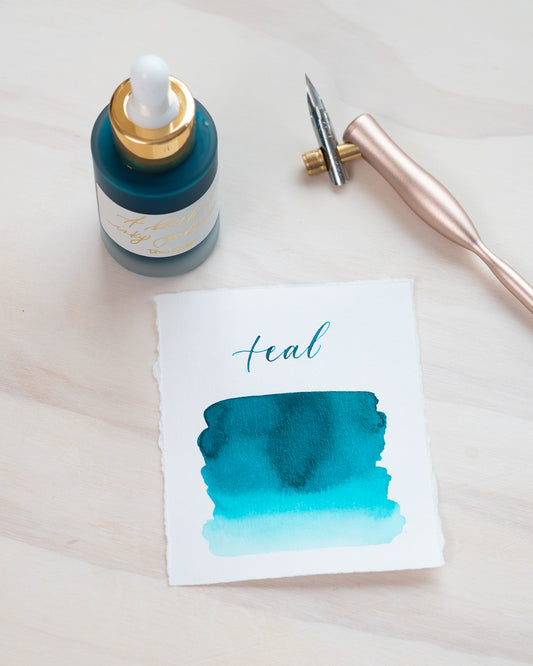 Tom's Studio Calligraphy Ink Teal