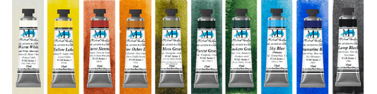 Michael Harding Artist Watercolour 15ml Set 10 Traditional English Landscape