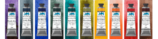 Michael Harding Artist Watercolour 15ml Set 10 Tropical Nature
