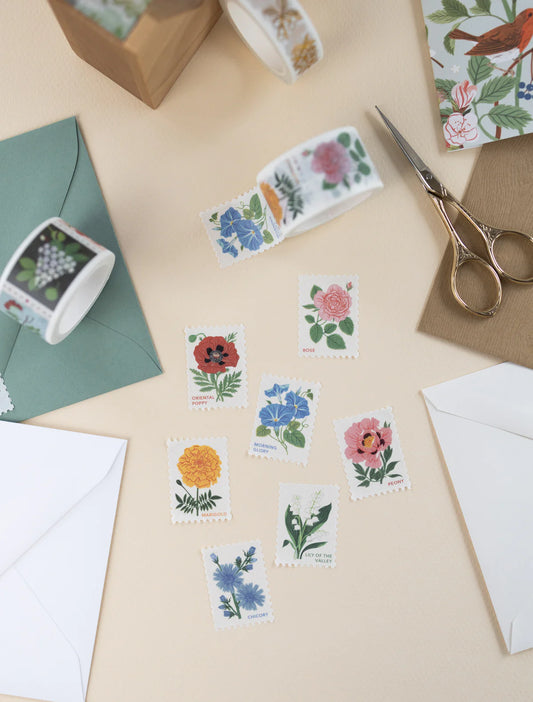 Washi tape Florals perforated by Botanica Paper co.