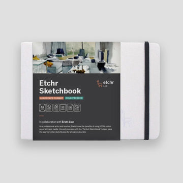 Etchr Sketchbook A5 Cold Pressed 230g Landscape
