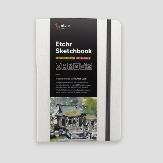 Etchr Sketchbook A5 Hot Pressed 220g Portrait