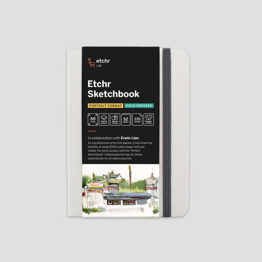 Etchr Sketchbook A6 Cold Pressed 230g Portrait