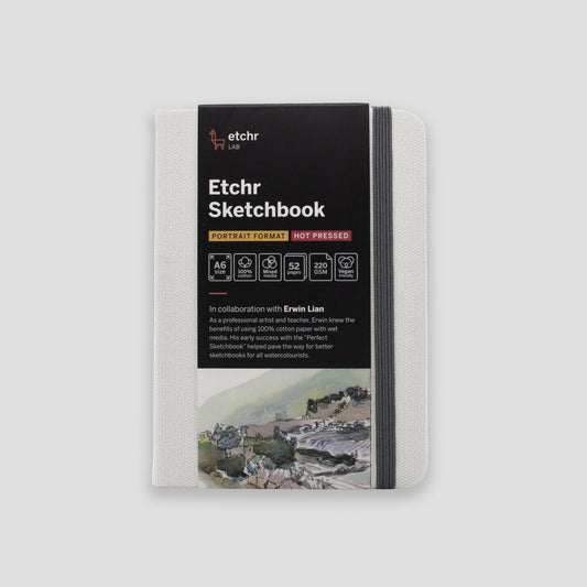Etchr Sketchbook A6 Hot Pressed 220g Portrait