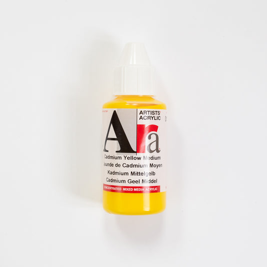 Ara Acrylic 100ml Cadmium Yellow Medium