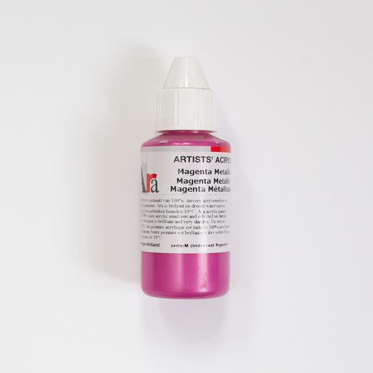 Ara Acrylic 100ml Metallic Magenta