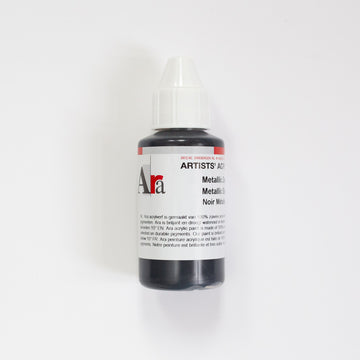 Ara Acrylic 100ml Metallic Black