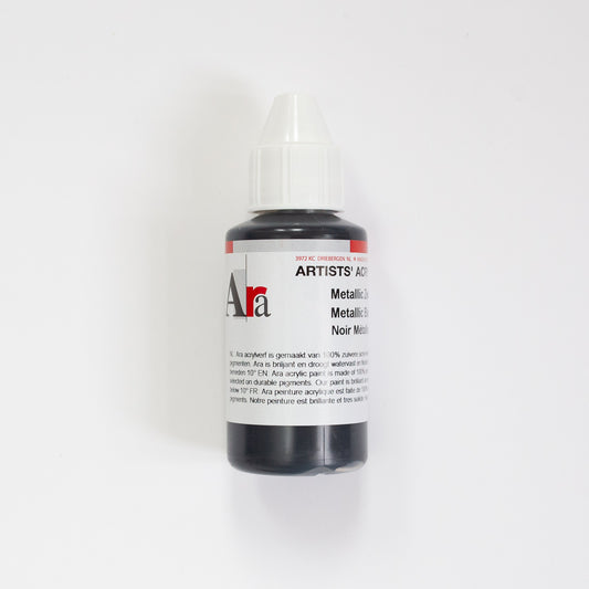 Ara Acrylic 100ml 620 Metallic Black C