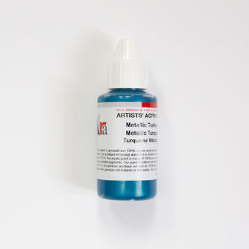 Ara Acrylic 100ml Metallic Turquoise